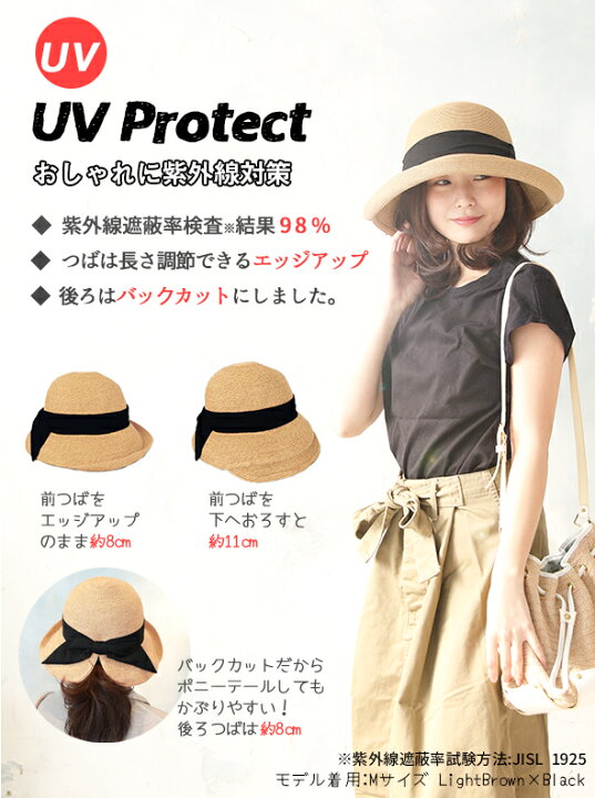 市場 麦わら帽子 Uvカット メンズ キッズ ストローハット つば広 中折れ 春夏 日除け 大きいサイズ