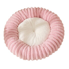 ペットベッド 秋冬 ふわとろ 丸型 洗える 冬 冬用 ふんわり 暖かい あったか モコモコ とろとろ ふわふわ ふかふか もこもこ かわいい 犬猫兼用 犬ベッド 猫ベッド ペットクッション 犬クッション 小型犬 中型犬 大型犬 厚手