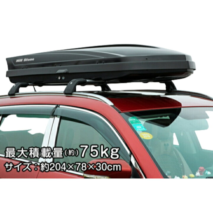 楽天市場】ルーフボックス 450L 車載 デュアルサイドオープン ロック  