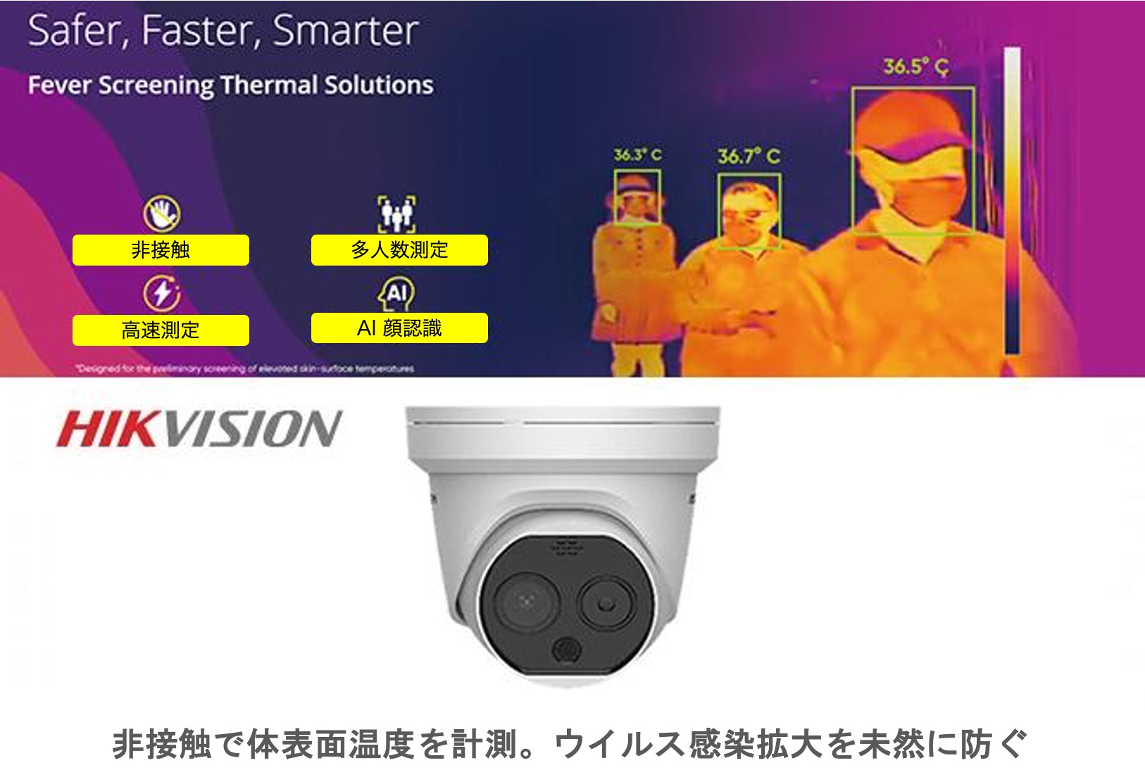 楽天市場】DS-2TD1217B 体表温度測定 非接触 サーマルカメラ 監視
