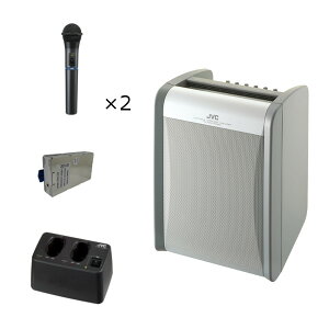 �y ���Y�I���i / ��֕i���� �z JVC �P���E�b�h PE-W51SCDB + WM-P970 × 2 + WT-U85 + WT-C63 �|�[�^�u�� ���C�����X �A���v CD���� �V���O���`���[�i�[�t�� + ���C�����X�}�C�N2�{ + �V���O���`���[�i�[ + 