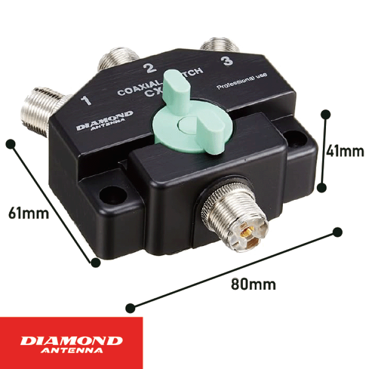 【値下げしました】DIAMOND   同軸切換器  CX310A 楽天市場】ダイヤモンドアンテナ CX310A 同軸切換器 1回路3接点