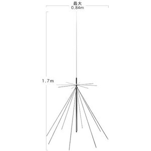 _ChAei D130 X[p[fBXR[Aei ŒǗp P[ut 25-1300MHzM 50 144 430 904 1200MHzёM\ DIGITALΉ dgH DIAMOND ANTENNA @ CJ C{C