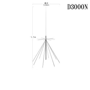 _ChAei D3000N X[p[fBXR[Aei ŒǗp 25~3000MHzM 50 / 144 / 430 / 904 / 1200MHz M\ DIGITALΉ dgH DIAMOND ANTENNA @  ʐM gV[o[ I