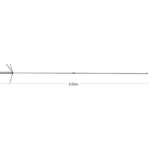 �_�C�������h�A���e�i X6000 �O�����h�v���[�� 144/430/1200MHz�э����� 3�o���h�O�����h�v���[�� ���s�[�^�[�Ή��^ DIGITAL�Ή� �O���X�t�@�C�o�[�� 2������ ���d�g�H�� DIAMOND ANTENNA �C���{�C�X��