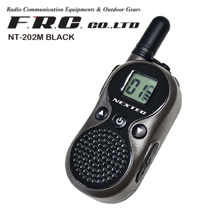 楽天市場】特定小電力トランシーバー NT-202M ブラック 2台セット エフ