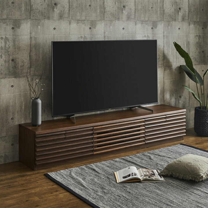 楽天市場】テレビ台 テレビボード ローボード 完成品 幅200cm 引き出し