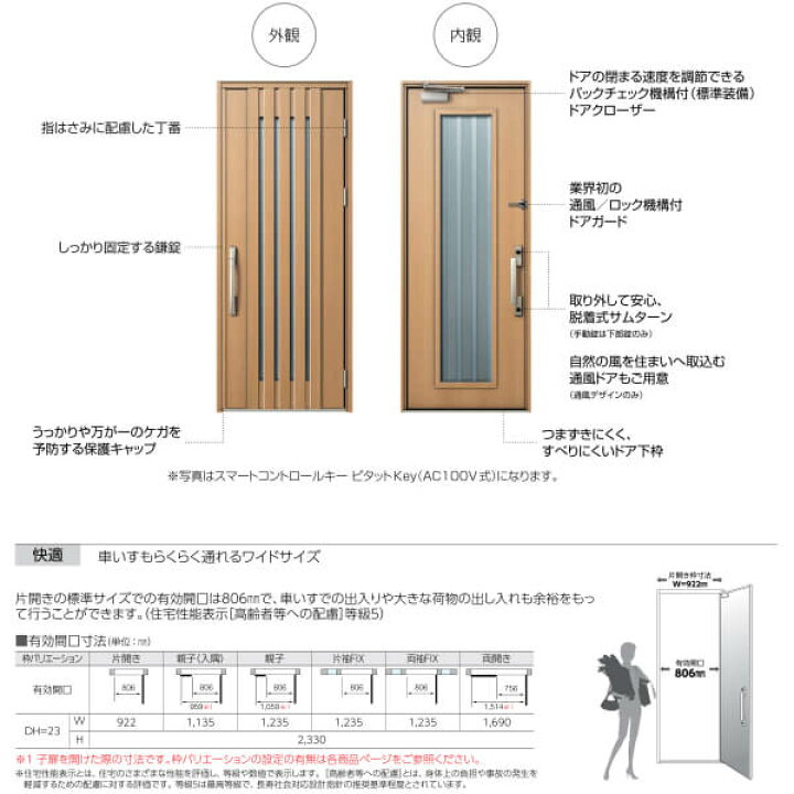 楽天市場 玄関ドア Ykkap Venato D30 E10 片開きドア 手動錠仕様 W922 H2330mm D4 D2仕様 Ykk 断熱玄関ドア ヴェナート 新設 おしゃれ リフォーム 建材屋 リフォーム建材屋