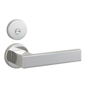 【10月はエントリーでP10倍】 永大産業 スキスム レバーハンドル 48CM型 丸座タイプ 間仕切錠 クローム TDB-CM48CM