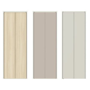 【10月はエントリーでP10倍】 【オーダーサイズ 】クローゼット扉 ドア 2枚折れ戸 ラシッサD キナリモダン レールタイプ LAD ノンケーシング枠 W542〜942×H1545〜2023mm 特注折戸 交換 DIY 建材屋