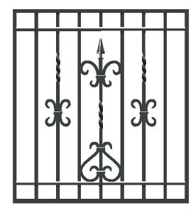 【10月はエントリーでP10倍】 鋳物面格子 ブリティッシュ型 06007 W810×H896mm 壁付 LIXIL/TOSTEM リクシル/トステム 窓サッシ アルミ面格子 デザイン格子 おしゃれ 後付け アルミ面格子 リフォーム DI