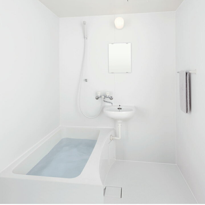 楽天市場 集合住宅用ユニットバス Blwシリーズ 1115 プランbw02f Blw 1115lbe H C Brl 全面張り マット ホワイト Le301 Lixil リクシル システムバス 建材屋 リフォーム建材屋