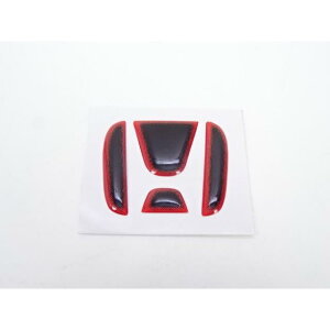 ホンダ ステアリング ハンドル  ヒート レッド エンブレム シート マーク ストリーム RN6-9 CR-Z フリード シャトル