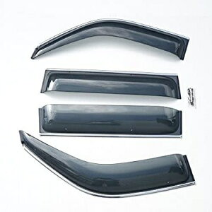 トヨタランドクルーザー 100 ランクル 100系 シグナス レクサス LX470(1998年 - 2007年) 取付金具付き メッキモール   ドアバイザー サイドバイザー ドア サイド バイザー