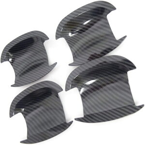 フォルクスワーゲン VW ゴルフ6 ゴルフ TSI GTI R 1KC 系 ガーニッシュ プロテクション  カーボン ルック カーボン調 ドアハンドルカバー ドア カバー シェル カバー ガーニッシュ  プロテ