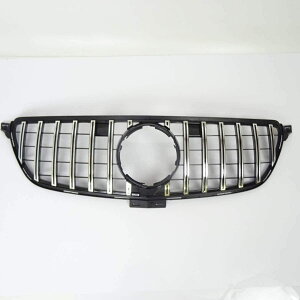 メルセデス ベンツ パナメリカーナ グリル AMGルックグリル GLEクーペ C292 GLE350d GLE43 GLE63 AMG GLEクラス クーペ メッキフィン フロント グリル