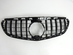 メルセデス ベンツ パナメリカーナ GTルック GTRルック ブラックフィン W212 E250 E300 E350 E400 E550 E63 AMG ガーニッシュ 後期 セダンワゴン 2013-2016y  フロント グリル
