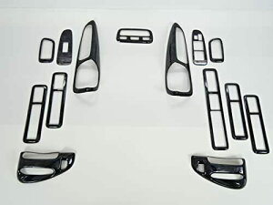 トヨタ エスティマ ACR MCR 30 40 系 (2000年 - 2006年) 3D ウッドパネル 27P ブラックウッド インテリア パネル 内装 パネル カバー ガーニッシュ 黒木目