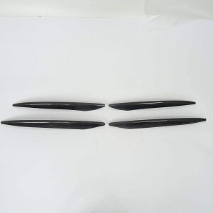 メルセデス ベンツ W213 E220 E220d E250 E300 E350e 前期 Eクラス セダン S213 ワゴン カーボン ルック フロントバンパー サイド ダクト フィン カバー ガーニッシュ 2238