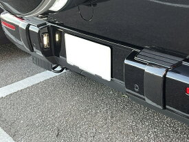 メルセデス ベンツ リアルカーボン　ブラックカーボン リアバンパーカバー リアバンパー パネル カバー ガーニッシュ W463A G350d G400d G550 G63 W463a W463A W464 G350d G550 G63 Gクラス ゲレンデ　5851