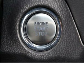 エンジン スタート スターター ボタン スイッチ 銀　シルバー トヨタ ハリアー 60 系 プログレス エレガンス プレミアム 1P　 透過 b4724