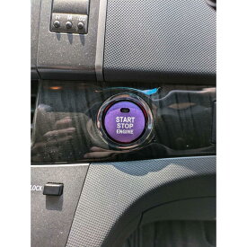 パープル　エンジン スターター スイッチ カバー　マツダ MAZDA6 セダン 20S 25S 25T XD プロアクティブ L Sパッケージ　M－パープル