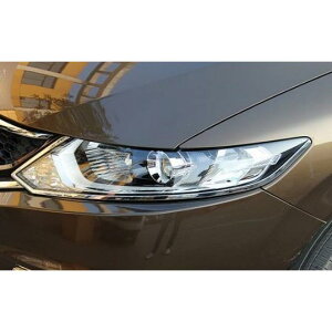 ホンダ ジェイド JADE(2015年〜)メッキ ヘッドライト アイライン モール カバー リング パネル ガーニッシュ b5796