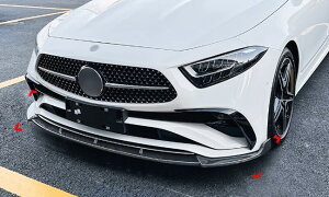 メルセデス ベンツ C257 CLS220d CLS450 CLS53 CLSクラス 後期 カーボンルック フロントバンパー リップスポイラー ダクト ガーニッシュ フロントリップ ダクト サイドパネル フェンダー エアロ セッ