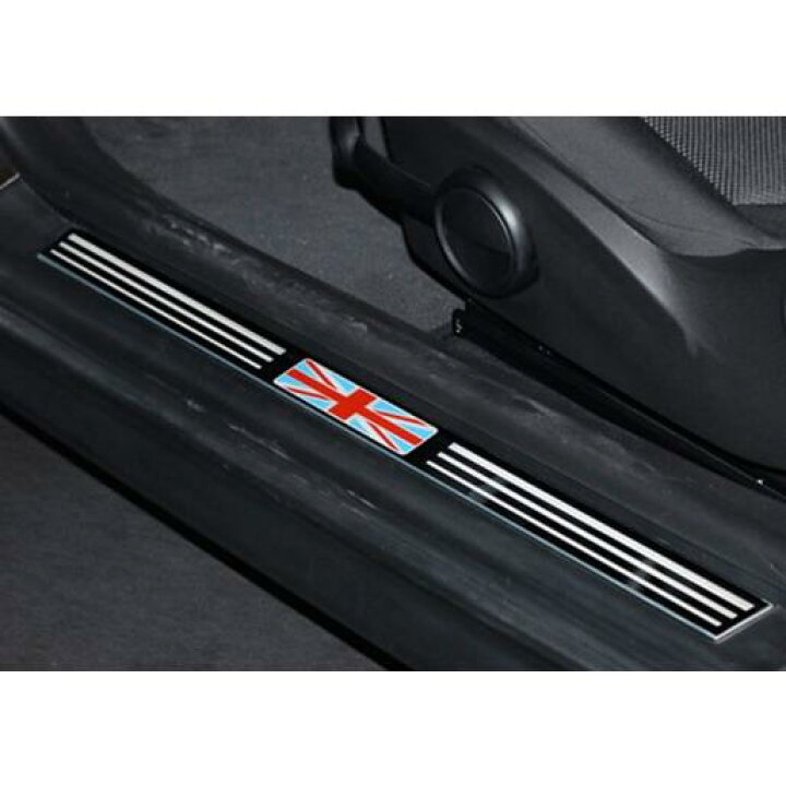 楽天市場】MINI mini ミニ R56 R57 ユニオンジャック スカッフプレート 