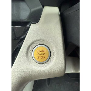 ゴールド 金 エンジン スターター スイッチ カバー 三菱 ekワゴン B33W B36W M G ekクロス B34W B35W B37W B38W M G T プラスエディション ekクロススペース B34A B35A B37A B38A M G T b11976