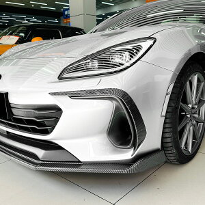 スバル BRZ ZD8 R S カップカー ベーシック アニバーサリーリミテッド カーボンルック フロントバンパー モール カバー ダクト ガーニッシュ フロントリップ サイドダクト パネル フェンダー