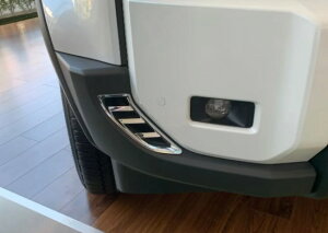 トヨタ ランドクルーザー 250 メッキ フロントバンパーダクト パネル バンパー エアダクト エアアウトレット ガーニッシュ ランクル250 TRJ250W GDJ250W LC250 b11784