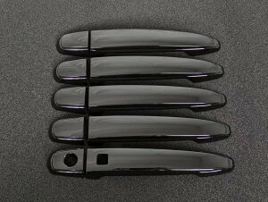 トヨタ ランドクルーザー プラド 120 系 RX TX RZ TZ リミテッド Gセレクション ブラック BK ドアハンドルカバー ドア ノブ ガーニッシュ スマートキー穴1本 P120