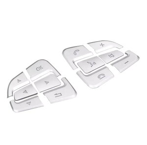 �����Z�f�X �x���c W117 X117 CLA180 CLA250 CLA45 �V���[�e�B���O�u���[�N CLA�N���X�@�T�e���V���o�[�@�X�e�A�����O �n���h�� �X�C�b�` �p�l�� �t���[�� �J�o�[ �{�^���@�K�[�j�b�V�� 12P�@B�^�C�v