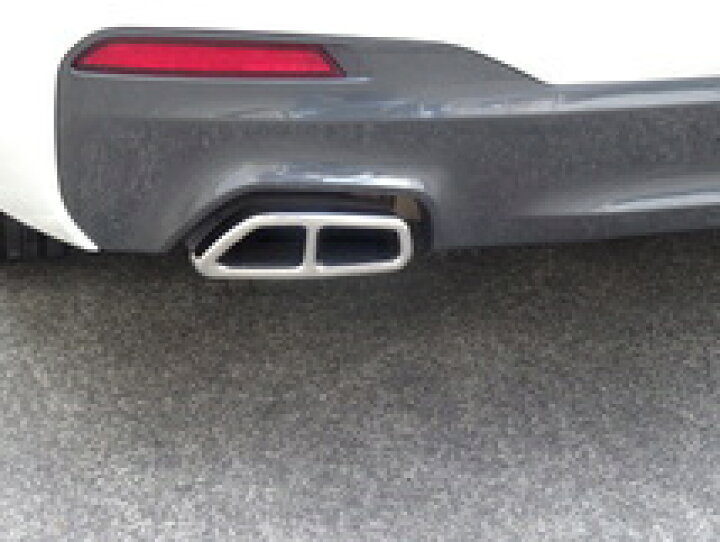 楽天市場】BMW 4本出しルック シルバー マフラーカッター カバー G30  