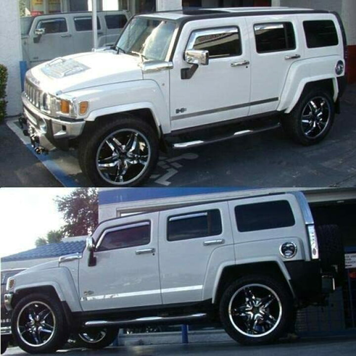 楽天市場】HUMMER ハマー H3 クローム メッキ 外装 パーツセット 