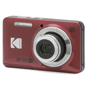 KODAK (�R�_�b�N) PIXPRO �g���₷�� �Y�[�� FZ55-RD 16MP �f�W�^���J���� ���w5�{�Y�[�� �L�p 28mm 2.7�C���`�t����� (���b�h)