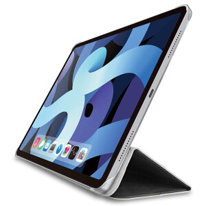 �G���R��(ELECOM) iPad Air 10.9 ��5/4���� (2022/2020�N) �P�[�X �I�[�g�X���[�v�Ή� 2�A���O�� �蒠�^ �w�ʃN���A �u���b�N TB-A20MWVBK