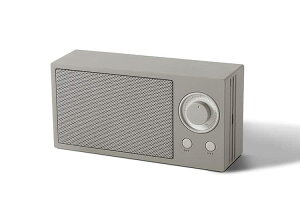 ダイヤル式ワイヤレススピーカー SP-41 テレビやスマホの音量を手元でダイヤル調節 Bluetooth接続 グレー ダイヤル式 レトロデザイン ライソン LITHON