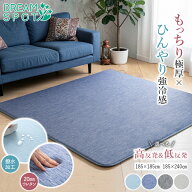 【極厚20mm＆撥水】 ラグ 冷感 厚手 夏用 低反発 高反発 2畳 3畳 ひんやり 接触冷感 Q-max0.456 ラグマッ…