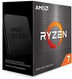 AMD Ryzen 7 5700X without cooler 3.4GHz 8コア / 16スレッド 36MB 65W 100-100000926WOF 三年 [並行輸入品]