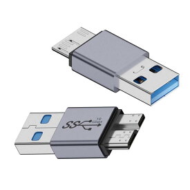 Cablecc 10Gbps USB-A/C - USB 3.0 マイクロ オス - メス データ電源アダプター ラップトップ SSD ディスク用