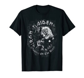 Iron Maiden - Number of the Beast Greyscale Tシャツ