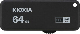 Kioxia U365 32GB 64GB 128GB 256GB TransMemory USB3.2 Gen 1 R150 フラッシュドライブ ポータブルデータディスク USBスティック ブラック