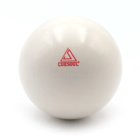 CUESOUL 6オンス 耐久加工 2 1/4レジンビリヤードキューボールトレーニング用 ホワイト(BC001)