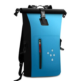 [素直な虹] 防水 リュック バッグ リュックサック 大容量 25L スマホ用 防水ケース付き バイク 登山 釣り アウトドア サイクリング 海 旅行 バッグ ザック