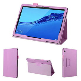 wisers タッチペン・保護フィルム付 Mediapad T5 10.1 インチ 専用 J:COM AGS2-W09 にも対応 Huawei ファーウェイ タブレット ケース カバー [2018 年 新型] ライトピンク