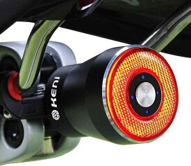 テールライト 自転車 G keni ブレーキランプ アルミ合金製 自動点滅 自動消灯 高輝度 長時間連続点灯 USB充電式 IP65防水 ロードバイク クロスバイク サイクル リアライト