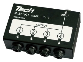 キクタニ TECH マルチプルジャック 1イン-4アウト TJ-5