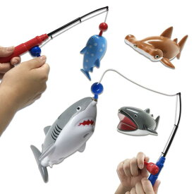 【サメ釣り勝負】 魚釣り ゲーム おもちゃ フィッシング マグネット お風呂 プール 水遊び 子供用